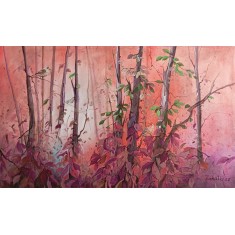 Zohaib Rind, 18 x 30 Inch, Acrylic on Canvas, Abstract Painting, AC-ZR-337